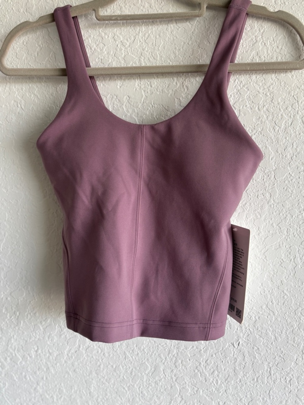 Lululemon Glow Up Tank Brand New NWT Lavender Lux Size 4 💜